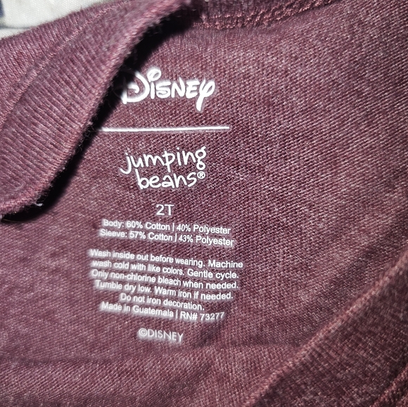 Disney jumping beans puppy dog pals long sleeve layed tshirt size 2T - Picture 3 of 4